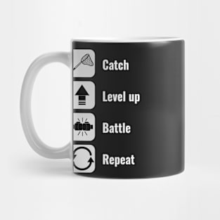 Monster Catcher Game Funny Shirt Mug